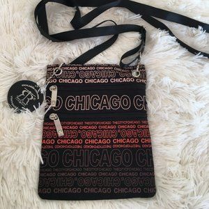 Robin Ruth Chicago Crossbody Bag Zippers